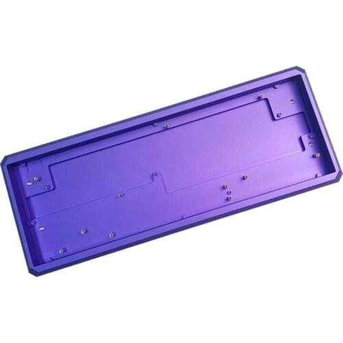 CNC Anodized Aluminium Case GH60% Metal PC Case Transparent Acrylic GK61/64 Case Mechanical Keyboard