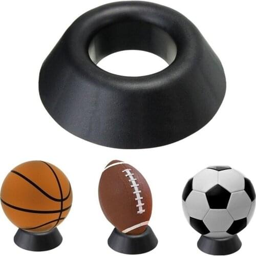 Ball Stand Basketball Football Soccer Rugby Plastic Display Holder for Box Case