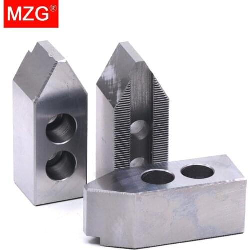 MZG 5 8 10 12 inch 60 Degree Standard Hollow Soft Jaw for CNC Lathe Boring Cutting Tool Machining
