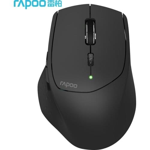 Original Rapoo MT550S Rechareable Wireless Mouse Bluetooh Mouse Freely-Switch Between Bt 4.0/3.0 & RF 2.4G up to 4 Devices