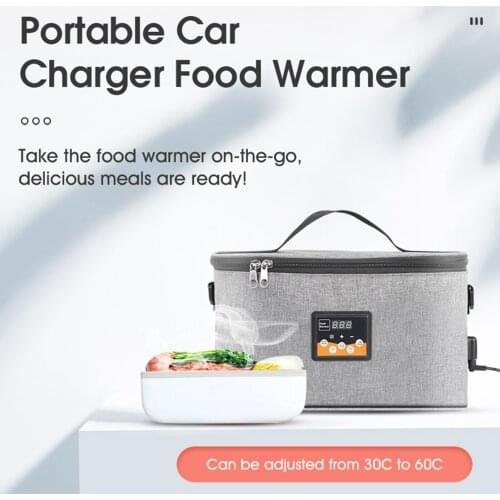 Portable Oven Baby Bottle Warmer 12V Food Warmer Personal Electric Heating Lunch Box for Road Trip Camping Picnic Work