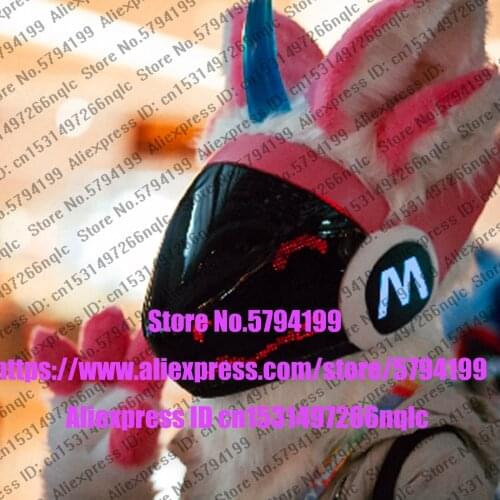Customized Available REAL PHOTO dx009 head CAT full sets husky dog Suit fursuit Costume fox Party Carnival Gift