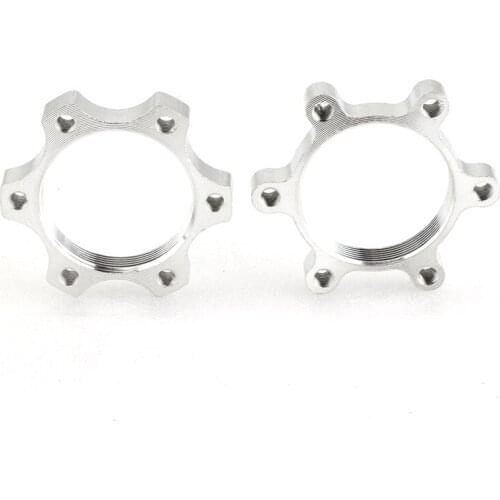 44mm 48mm 6 Bolt Bike Freewheel Threaded Hubs Disk Disc Bicycle Brake Rotor Flange Adapter Bicycle Brake Parts