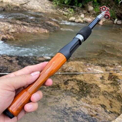 Mini Telescopic Spinning Casting Travel Rod 1.3/1.6/1.8M Vara De Pesca Carp Feeder Pole