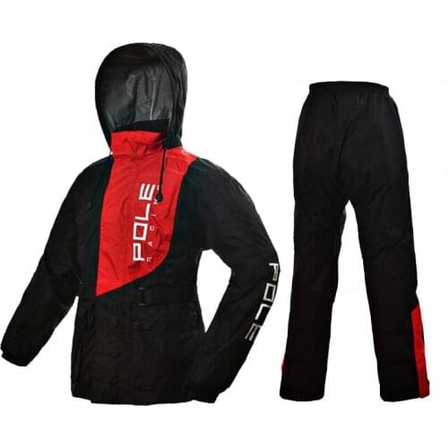 POLE Outdoor Motorcycle Raincoats Sports Fishing Jacket + Pants Waterproof Suits Bicycle Bike Raincoat Suit Motorcycle Rain Coat