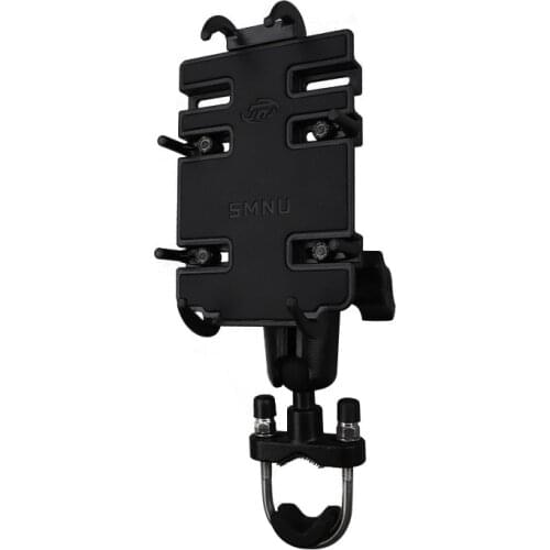 Motorcycle and Bicycle Universal Handlebar Mount Grip Holder for iPhone XS, XR, Galaxy S8/S9 Plus, Note 9 etc