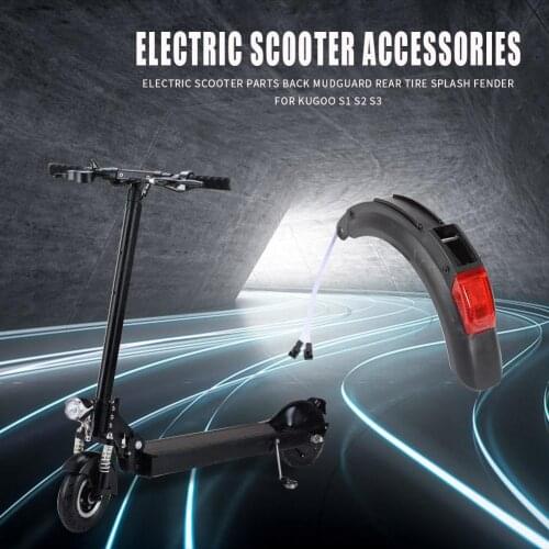 Hot Sale Rear Fender Assembly Wear-resistant Electric Scooter Back Mudguard Assembly Rear Tire Splash Fender for Kugoo S1-S3