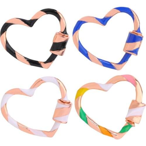 Necklace Earrings For DIY Jewelry Making Supplies Copper Cubic Zirconia Clasps For Handmade Woman Pearls Clasps Accessories