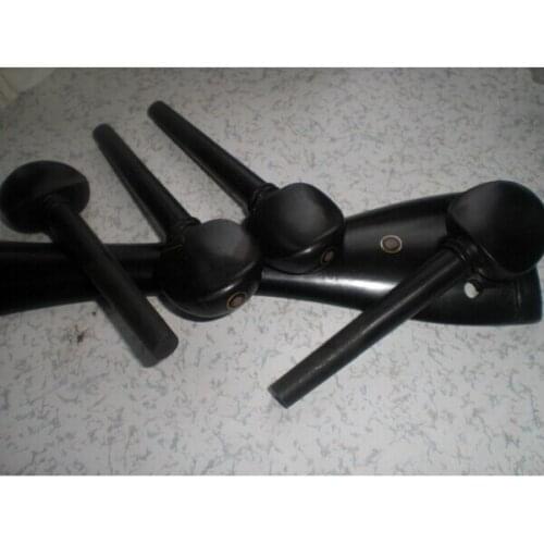 1 Set Quality Ebony Cello Fitting including the cello tail piece & cello pegs 4/4