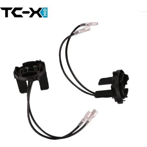 TC-X 2 Pieces VW Golf 7 Xenon H7 Headlight Bulbs Adapter for Tiguan /Scirocco / Sharan /Touran HID Lamp Holders Base Retainers