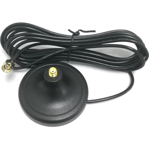 2.4GHz antenna magnetic base with 3M extension cable SMA male connector for router network card wireless antenna