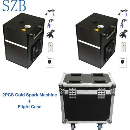 Flight Case 2in1 400W Cold Spark Firework Machine 400W Electric Cold Spark Firewoek fountain for Club Wedding Party/SZB-CL-2012