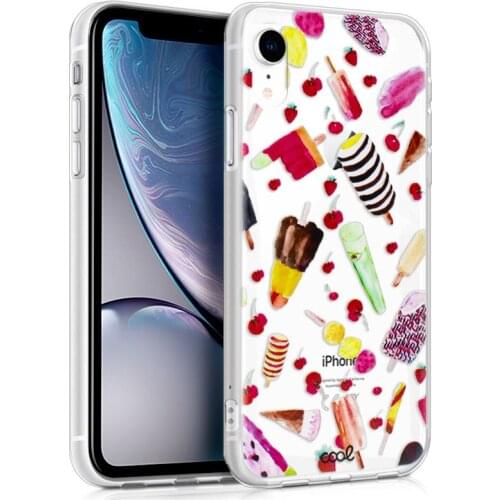 Case iPhone XR Clear Ice Cream