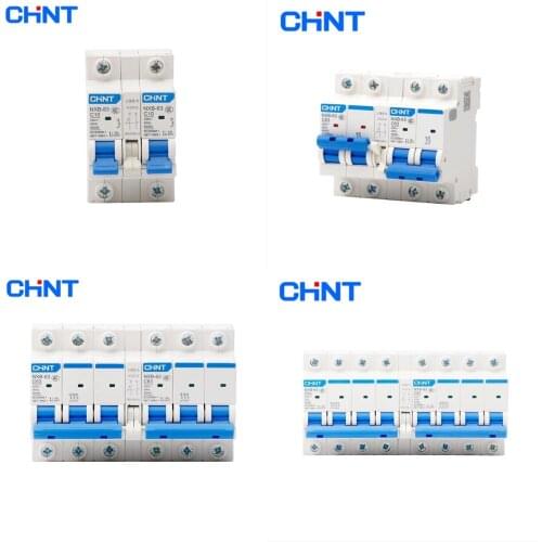CHINT NXB-63 Dual Power Supply Interlock Switch New DZ47 Interlock Conversion 2PC Type 63A City Power Switch