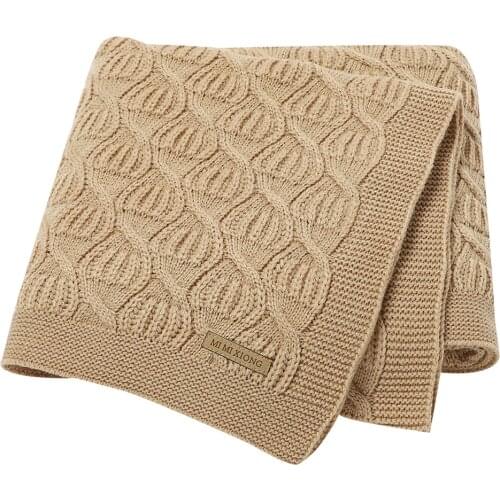 Baby Blankets Knitted Infant Kids Boys Girls Stroller Bed Crib Blanket Multifunction Newborn Bebe Unisex Swaddle Wrap Super Soft