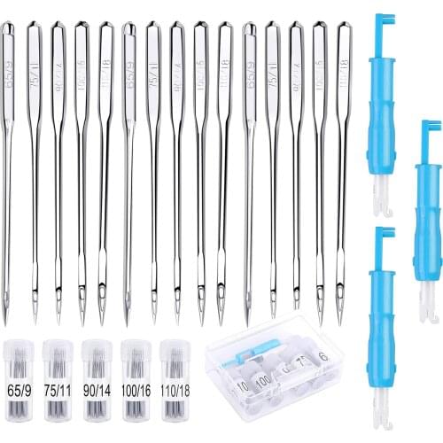 Needles Sewing Machines Needle Threader 5 Different Sizes - 9# 11# 14# 16# 18
