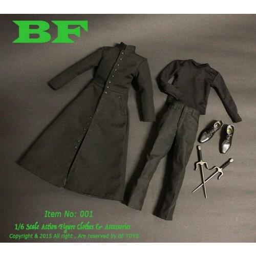 1/6 scale figure doll clothes The Matrix NEO suit for 12" Action figure doll accessories not include doll and other No1583