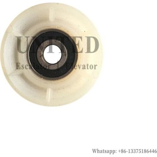 Elevator Door Rope Roller OD54mm W17mm Bearing 6200RS