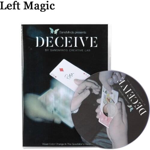 Deceive (Gimmick Material Included) By SansMinds Creative Lab Magic Tricks Close Up Street Mentalism Classic Card Magic Props