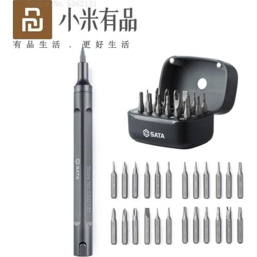 Youpin 24 in 1 SATA Pen Screwdriver Kits Mini Magnetic Screwdriver Multi-Bits Repair Tool For Mobile Phone Cellphone Tablet PC