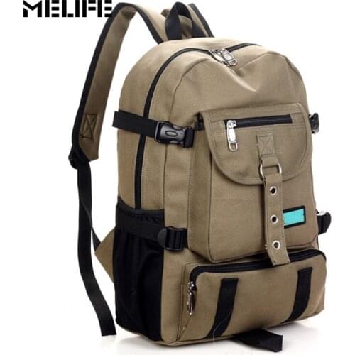MELIFE Women Climbing backpack Hiking Waterproof Sports bags Mens Camping Backpacks Travel Molle Rucksack Outdoor Shoulder Bag