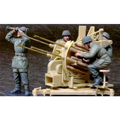 1/35 Resin Model Building Kit Figure Crew 4 figure