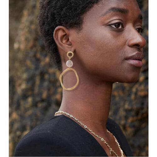 Fashion Jewelry Earrings Hot Trendy Cute Nickel Free Earrings Square Stud Earrings For Women Brincos Statement Earrings