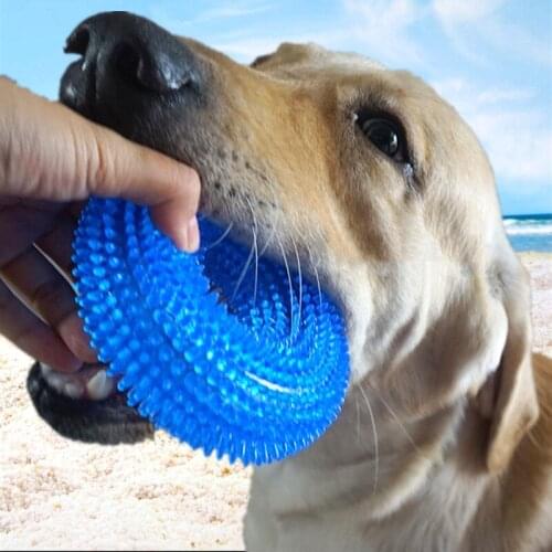 New Pet Toy Bite-resistant Vocal Toy Ball Large Dog Golden Retriever Barbed Tpr Dog Toy Tooth Cleaning Molar Dog Toy