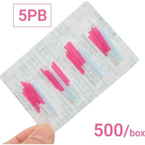 New 0.12*15/0.14*15mm 500 pcs Acupuncture beauty massage needle EACU facial acupuncture needles