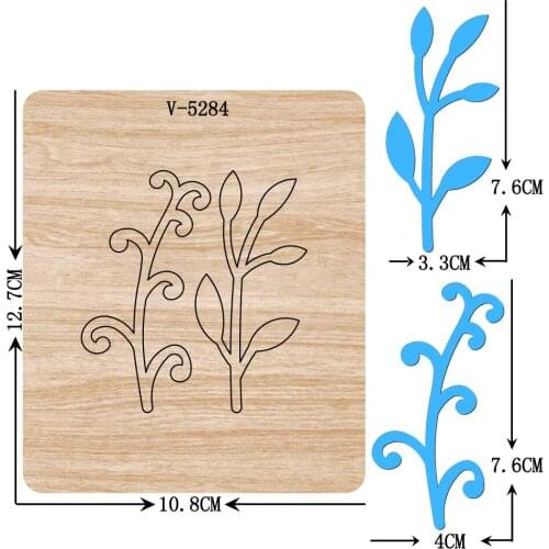 New leaf wooden dies cutting dies for scrapbooking Multiple sizes V-5284