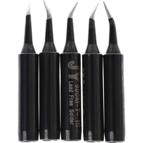 5 Pcs Solder Soldering Iron Tip 900M-T-SI Lead Free For Hakko Saike 936 852d+ 909D