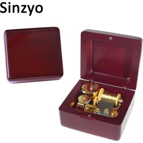 ROSIKING Handmade Wooden Music Box Birthday Gift For Christmas,Birthday,custom engraved,personalized gift,special gifts