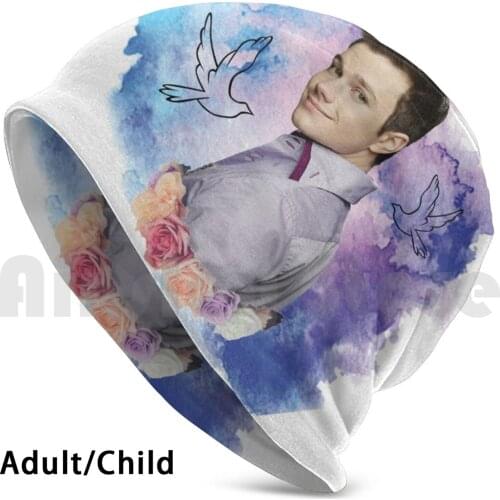 Glee Kurt Hummel Watercolour Hat 3095 Hat Quinn Fabray Santana Lopez Glee Brittany Pierce