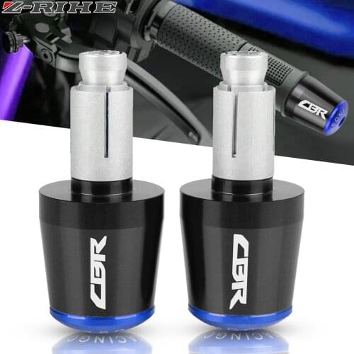 For Honda CBR650F CBR1000RR CBR650R CBR600RR CBR500R CBR250R CBR1000XX Motorcycle 22MM Handlebar Grips Handle Bar Cap End Plugs