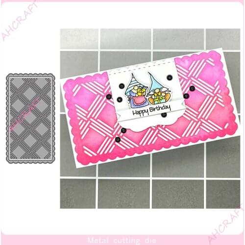 Slash Cutout frame Metal Cutting Dies for DIY Scrapbooking Photo Album Decorative Embossing PaperCard Crafts Die2020