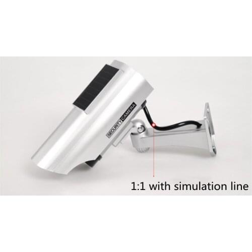 High-conversion solar simulation camera, gun-type simulation surveillance camera, high simulation,easy to install, ensure safety