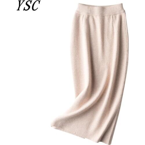 Yunshucloset Women's Knitted Skirts