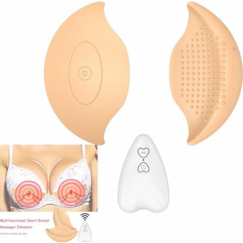 Wireless Breast Massager Nipple Vibrators Electric Vibration Bust Lift Enhancer Machine Clit Sex Toy For Women Chest Enlargement