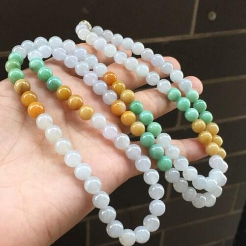 Natural Myanmar jade bracelet for women men jadeite 6mm 108 beads bracelets women bracelet natural jade stone jade bangle