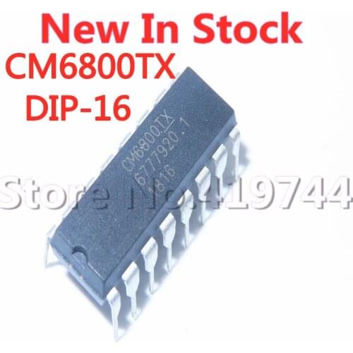 5PCS/LOT CM6800 CM6800TX DIP-16 power chip In Stock NEW original IC