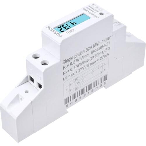 220v AC Digital LCD Energy Meter Wattmeter Wattage Electricity Kwh Power Meter Measuring Outlet Power Analyzer