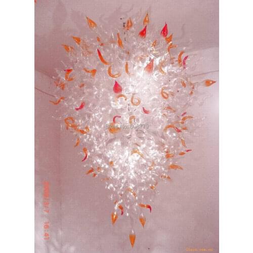 House Deco Modern LED Blown Glass Chandelier Light
