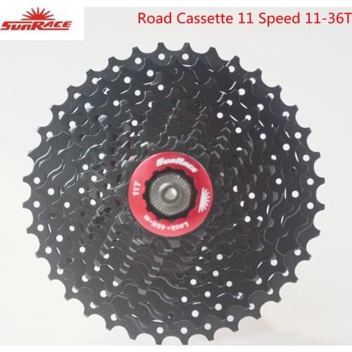 SUNRACE 11 Speed Road Bicycle Cassette Bike Freewheel 11-32/36T