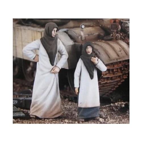 1/35 Resin Model Building Kit Figure Arabian 2 figures