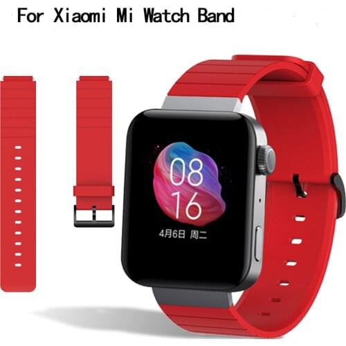 New High Quality Silicone Watchband For Xiaomi Mi WatchBand Replacement Bracelet Wriststrap For Xiaomi Mi wristband Accessories