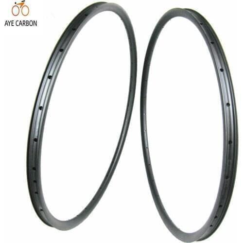 T700 carbon MTB bicycle rim 27.5er all mountain bike symmetric rims 40mm wide 30mm depth tubeless ready carbon fiber rims for AM