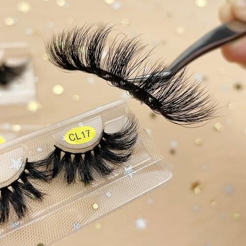Wholesale Eyelashes mink 25mm False Eyelashes 30/50/80/100 Pairs 3D Mink Lashes Bulk Extension Vendor Makeup Mink Eyelashes