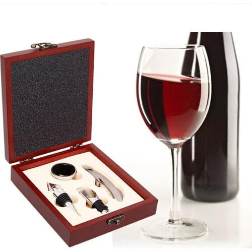 Bottle Opener Wine Gift Set Exquisite High End Bottle Opener Corkscrew Stopper Accessories Piece Bar Tool