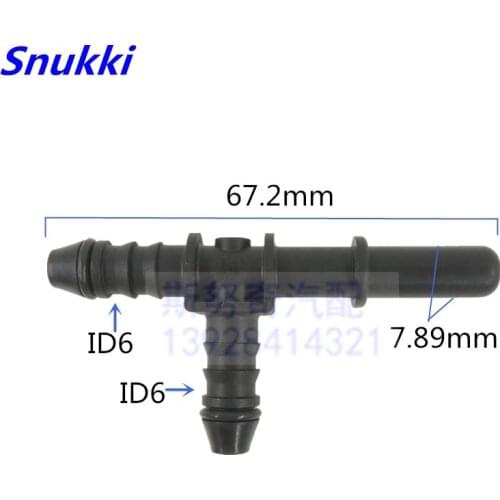 7.89-ID6 universal Tee connector general Fuel line quick connector male connector 5pcs a lot