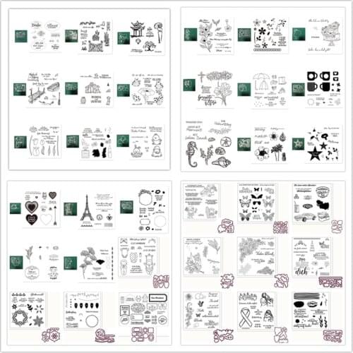 Christmas Metal Cutting Dies and Stamps Scrapbooking Background Card Make Stencil Craft Mould Model Decor Template Decoration